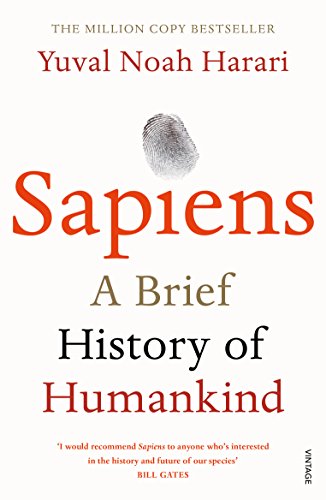 Sapiens: A Brief History of Humankind by Yuval Noah Harari — eBook cover